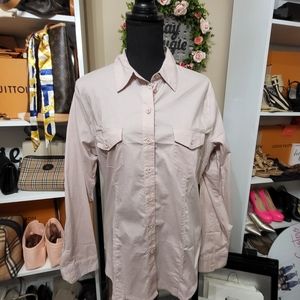 Button up long sleeve top